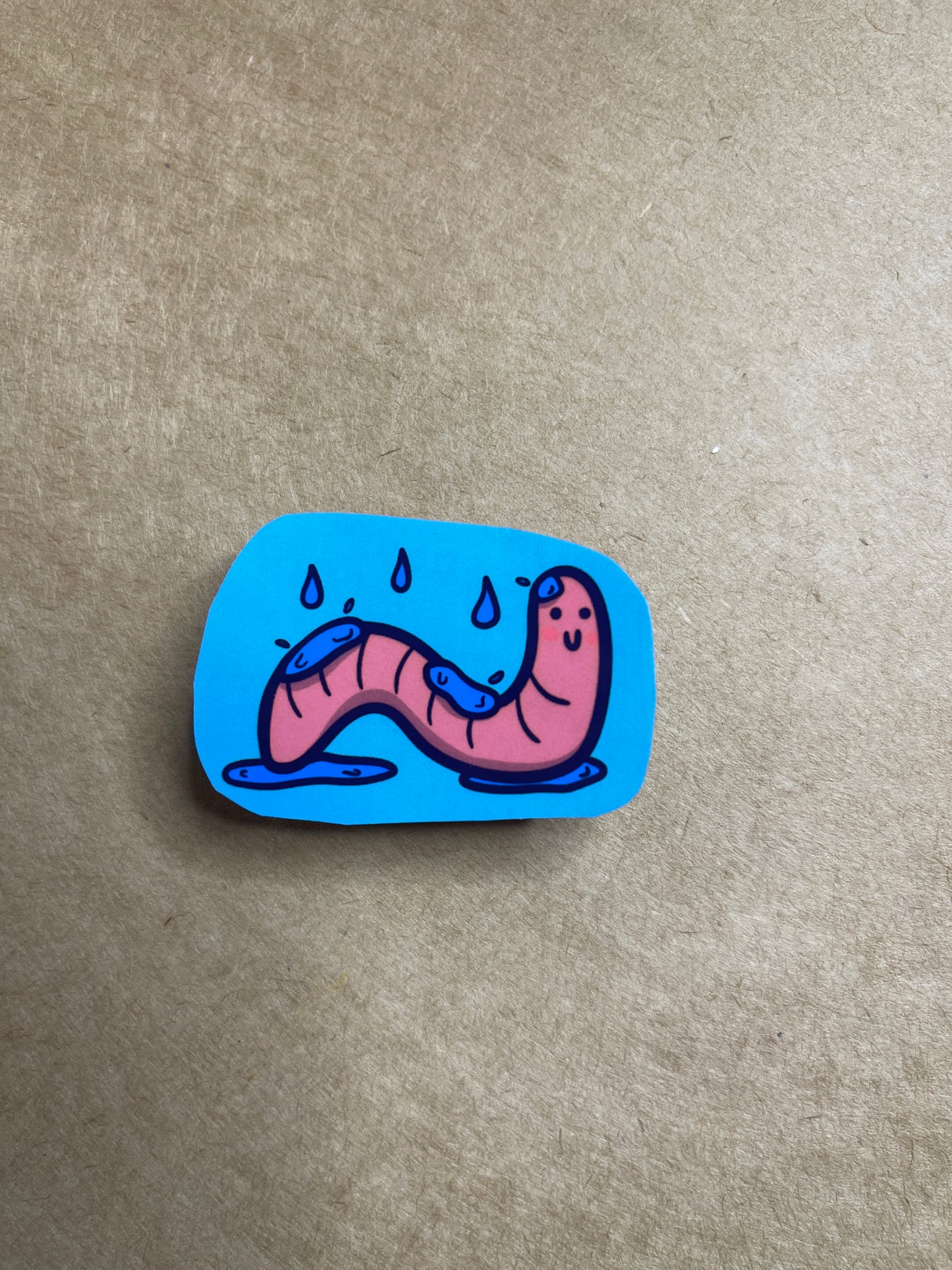 Rainy Worm Stickers