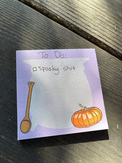 Witches 3 x 3 Memo Pad