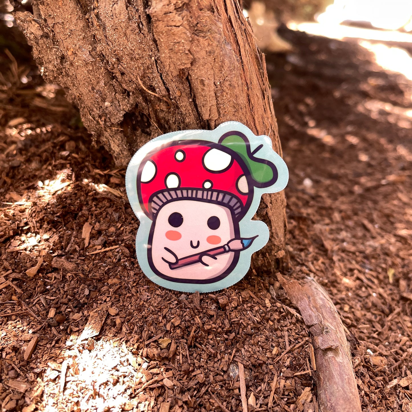 Mushroom Artist Sticker