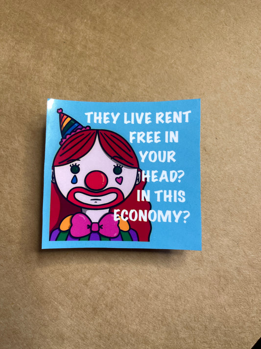 Clown For Them Sticker