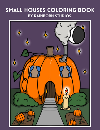 Small Houses Coloring Book