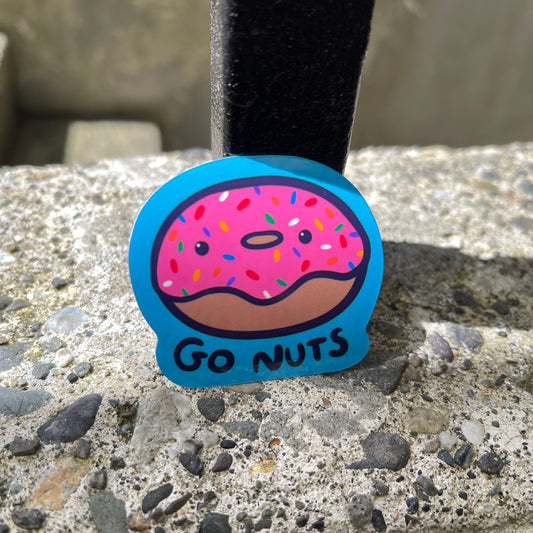 Go Nuts Sticker