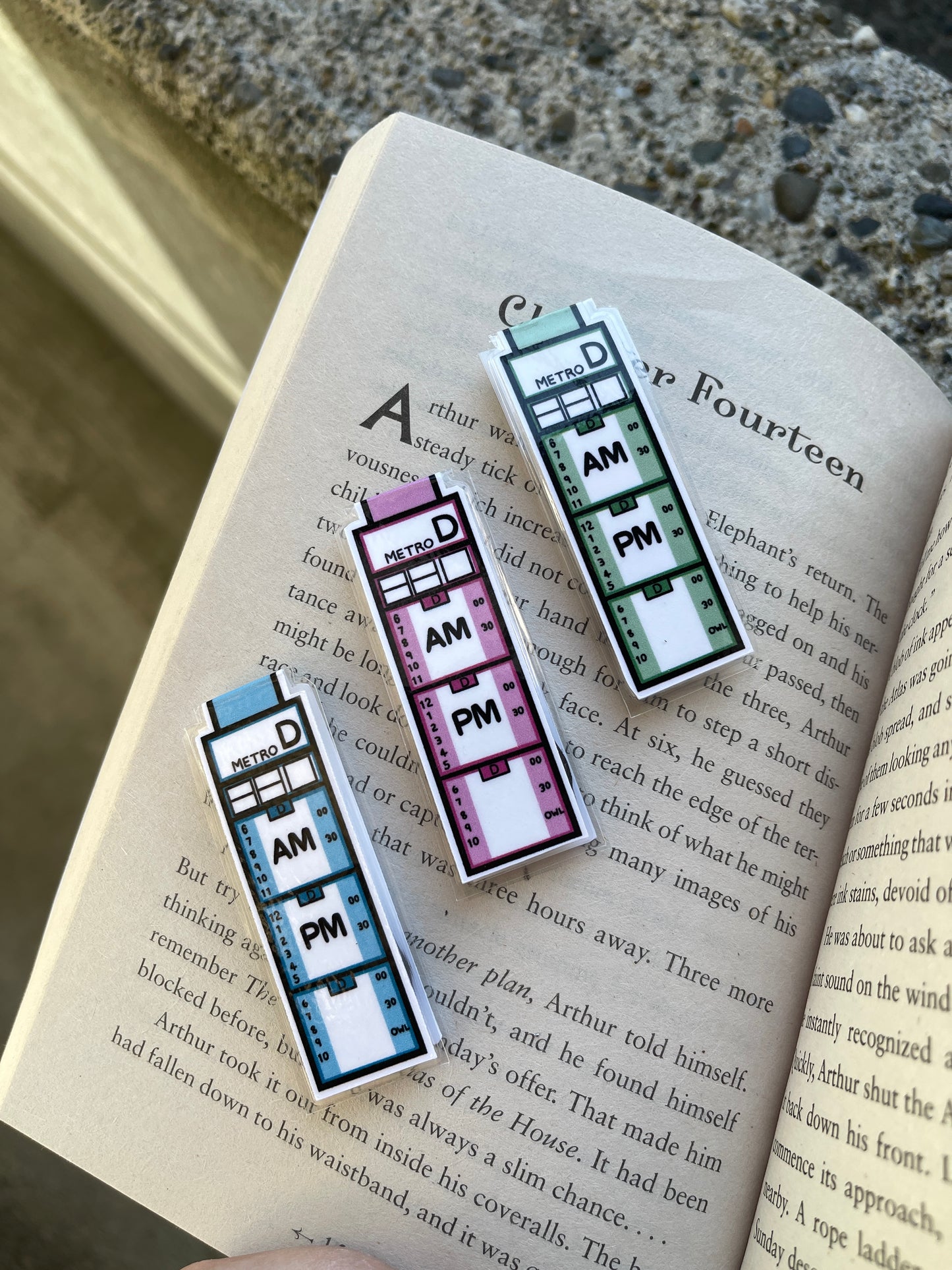 Transfer Magnetic Bookmarks