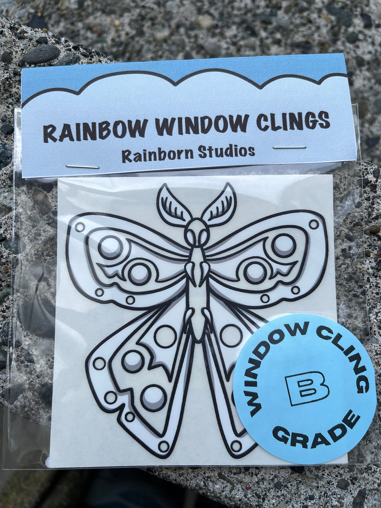 [B-Grade] Rainbow Window Clings