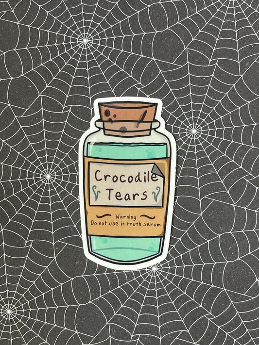 Crocodile Tears Sticker