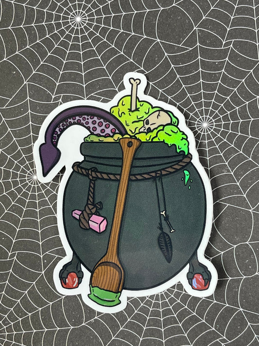 Cauldron Holographic Sticker