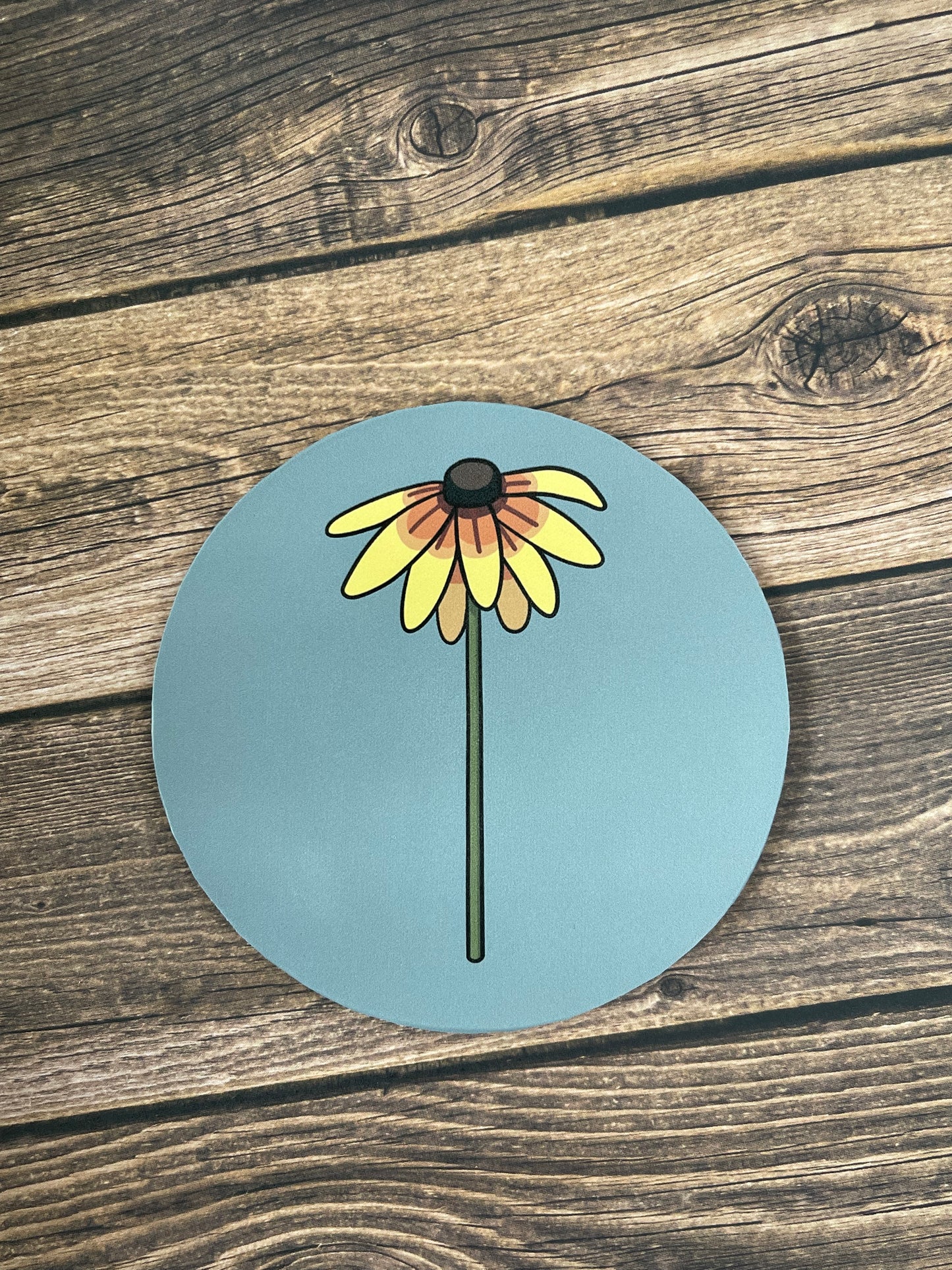 Flower Circle Coaster 4 Pack