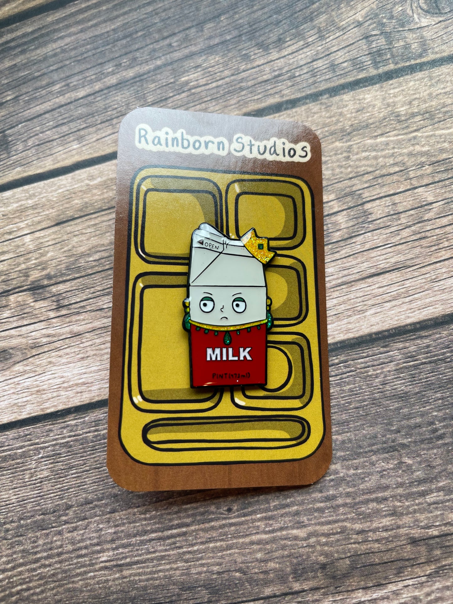 Spoiled Milk Enamel Pin