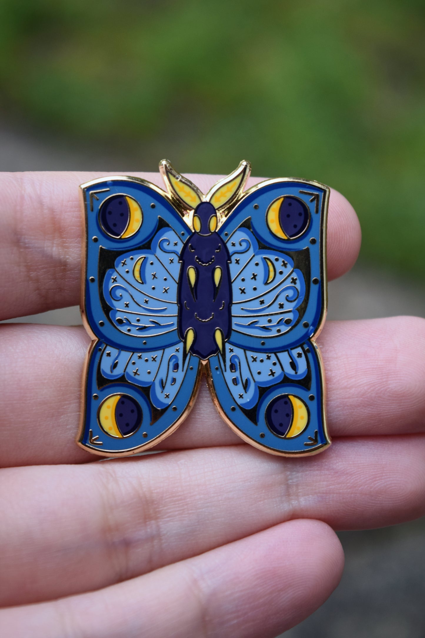 Moon Moth Hard Enamel Pin