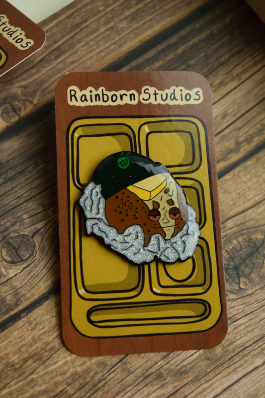 Baked Potato Soft Enamel Pin