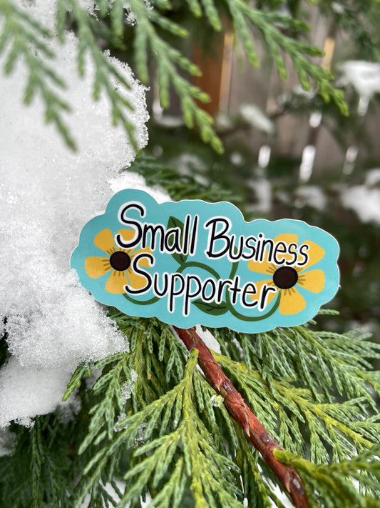 Small Business Supporter Sticker